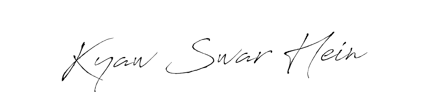 Kyaw Swar Hein stylish signature style. Best Handwritten Sign (Antro_Vectra) for my name. Handwritten Signature Collection Ideas for my name Kyaw Swar Hein. Kyaw Swar Hein signature style 6 images and pictures png