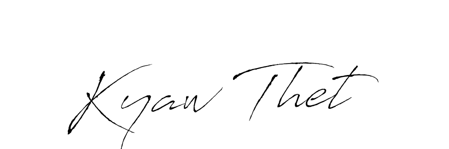 Make a beautiful signature design for name Kyaw Thet. Use this online signature maker to create a handwritten signature for free. Kyaw Thet signature style 6 images and pictures png