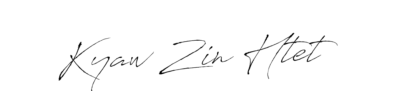 This is the best signature style for the Kyaw Zin Htet name. Also you like these signature font (Antro_Vectra). Mix name signature. Kyaw Zin Htet signature style 6 images and pictures png