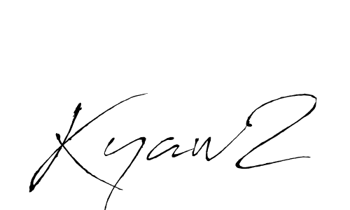 Similarly Antro_Vectra is the best handwritten signature design. Signature creator online .You can use it as an online autograph creator for name Kyaw2. Kyaw2 signature style 6 images and pictures png