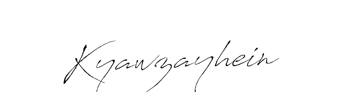 Design your own signature with our free online signature maker. With this signature software, you can create a handwritten (Antro_Vectra) signature for name Kyawzayhein. Kyawzayhein signature style 6 images and pictures png