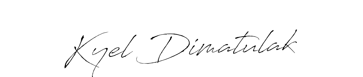 How to make Kyel Dimatulak signature? Antro_Vectra is a professional autograph style. Create handwritten signature for Kyel Dimatulak name. Kyel Dimatulak signature style 6 images and pictures png