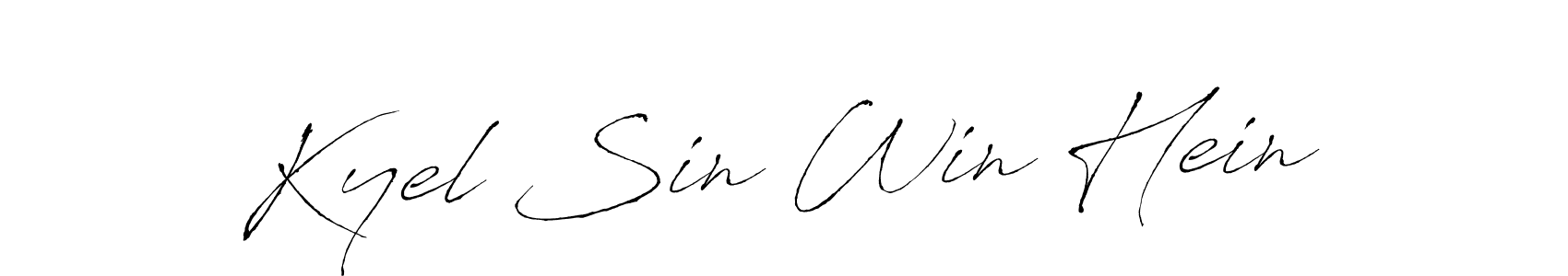 if you are searching for the best signature style for your name Kyel Sin Win Hein. so please give up your signature search. here we have designed multiple signature styles  using Antro_Vectra. Kyel Sin Win Hein signature style 6 images and pictures png