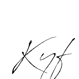 Also You can easily find your signature by using the search form. We will create Kyf name handwritten signature images for you free of cost using Antro_Vectra sign style. Kyf signature style 6 images and pictures png