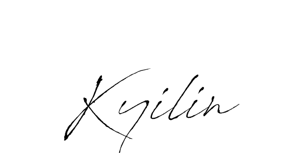 Create a beautiful signature design for name Kyilin. With this signature (Antro_Vectra) fonts, you can make a handwritten signature for free. Kyilin signature style 6 images and pictures png