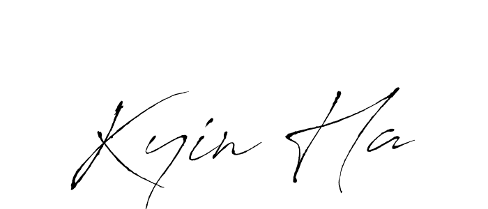 Also we have Kyin Ha name is the best signature style. Create professional handwritten signature collection using Antro_Vectra autograph style. Kyin Ha signature style 6 images and pictures png