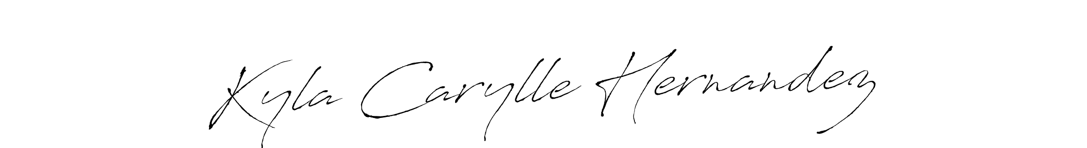 Design your own signature with our free online signature maker. With this signature software, you can create a handwritten (Antro_Vectra) signature for name Kyla Carylle Hernandez. Kyla Carylle Hernandez signature style 6 images and pictures png