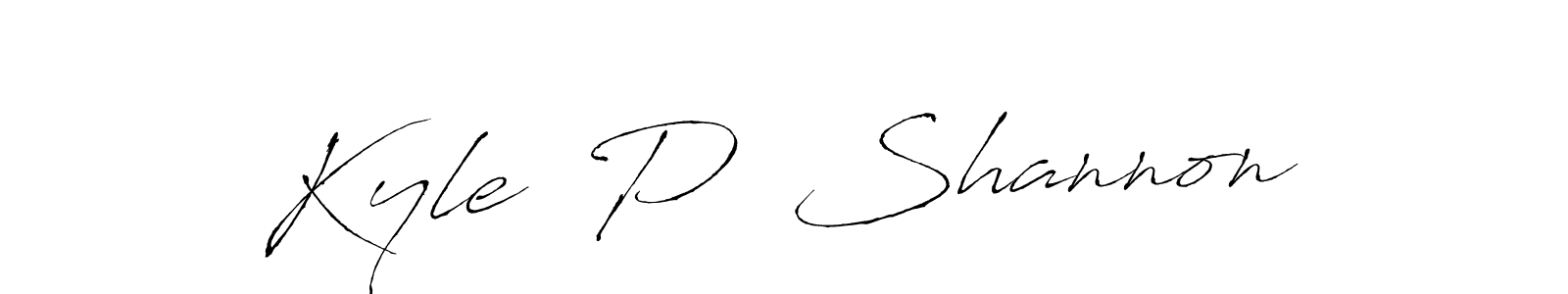 How to make Kyle  P  Shannon signature? Antro_Vectra is a professional autograph style. Create handwritten signature for Kyle  P  Shannon name. Kyle  P  Shannon signature style 6 images and pictures png