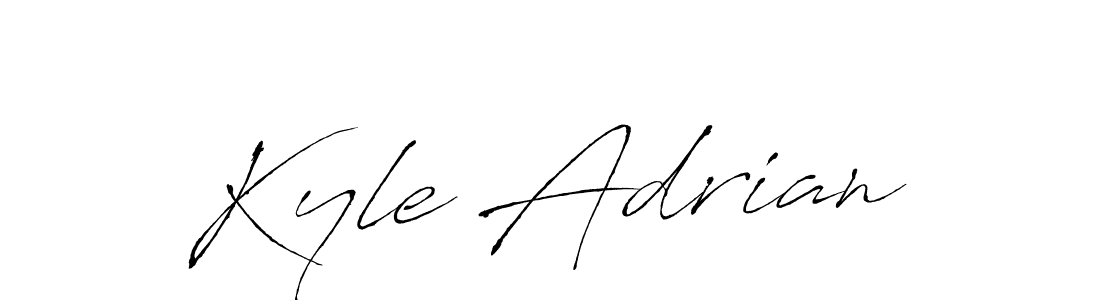 How to make Kyle Adrian signature? Antro_Vectra is a professional autograph style. Create handwritten signature for Kyle Adrian name. Kyle Adrian signature style 6 images and pictures png