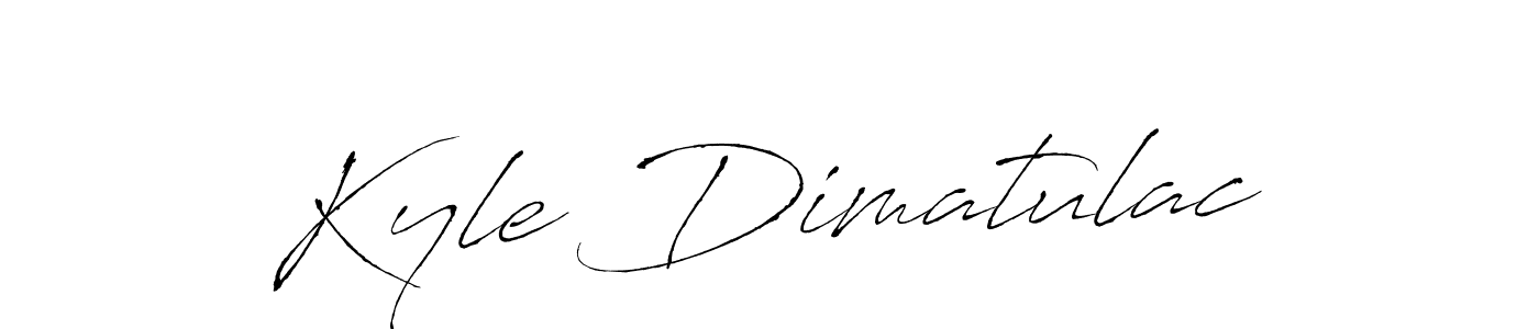 Make a beautiful signature design for name Kyle Dimatulac. With this signature (Antro_Vectra) style, you can create a handwritten signature for free. Kyle Dimatulac signature style 6 images and pictures png