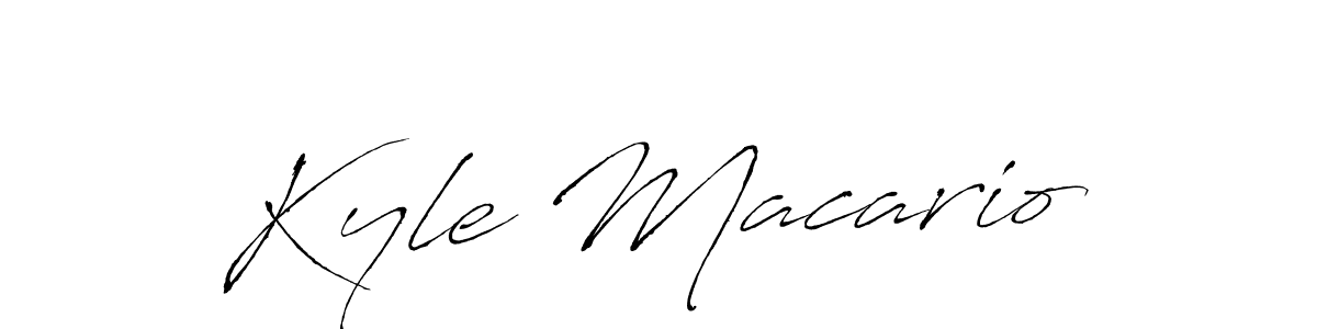 Antro_Vectra is a professional signature style that is perfect for those who want to add a touch of class to their signature. It is also a great choice for those who want to make their signature more unique. Get Kyle Macario name to fancy signature for free. Kyle Macario signature style 6 images and pictures png