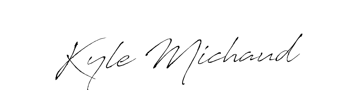 Similarly Antro_Vectra is the best handwritten signature design. Signature creator online .You can use it as an online autograph creator for name Kyle Michaud. Kyle Michaud signature style 6 images and pictures png