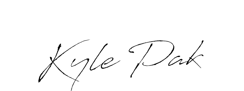 How to make Kyle Pak signature? Antro_Vectra is a professional autograph style. Create handwritten signature for Kyle Pak name. Kyle Pak signature style 6 images and pictures png