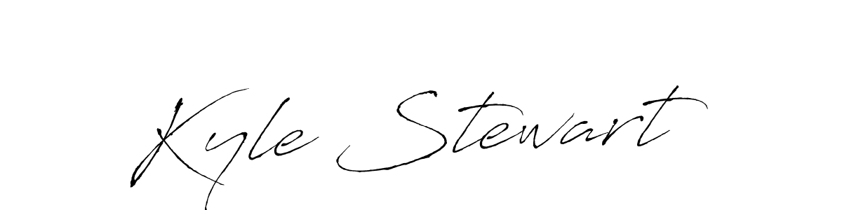 Kyle Stewart stylish signature style. Best Handwritten Sign (Antro_Vectra) for my name. Handwritten Signature Collection Ideas for my name Kyle Stewart. Kyle Stewart signature style 6 images and pictures png