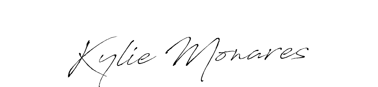 Make a beautiful signature design for name Kylie Monares. With this signature (Antro_Vectra) style, you can create a handwritten signature for free. Kylie Monares signature style 6 images and pictures png