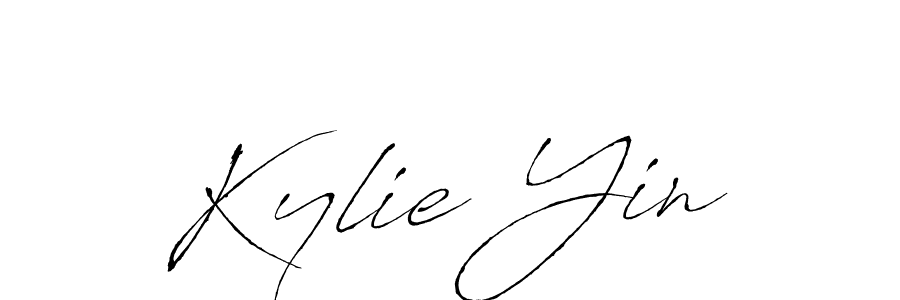 Kylie Yin stylish signature style. Best Handwritten Sign (Antro_Vectra) for my name. Handwritten Signature Collection Ideas for my name Kylie Yin. Kylie Yin signature style 6 images and pictures png