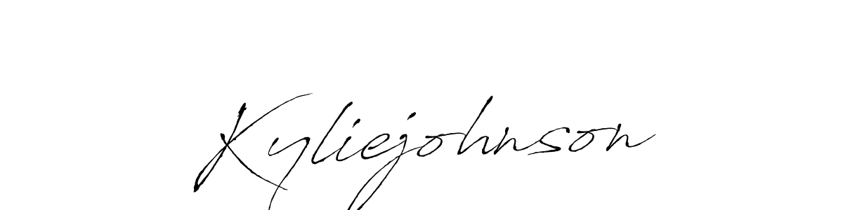 Kyliejohnson stylish signature style. Best Handwritten Sign (Antro_Vectra) for my name. Handwritten Signature Collection Ideas for my name Kyliejohnson. Kyliejohnson signature style 6 images and pictures png