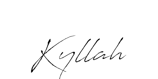 You should practise on your own different ways (Antro_Vectra) to write your name (Kyllah) in signature. don't let someone else do it for you. Kyllah signature style 6 images and pictures png