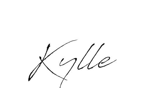 How to make Kylle signature? Antro_Vectra is a professional autograph style. Create handwritten signature for Kylle name. Kylle signature style 6 images and pictures png