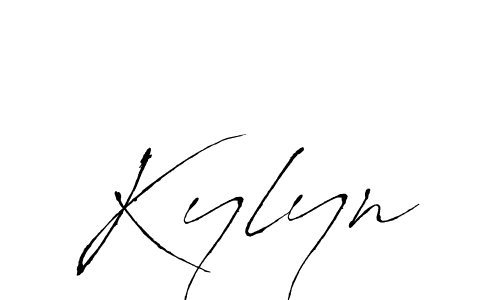 You should practise on your own different ways (Antro_Vectra) to write your name (Kylyn) in signature. don't let someone else do it for you. Kylyn signature style 6 images and pictures png
