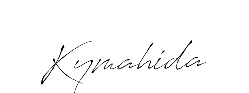 Design your own signature with our free online signature maker. With this signature software, you can create a handwritten (Antro_Vectra) signature for name Kymahida. Kymahida signature style 6 images and pictures png