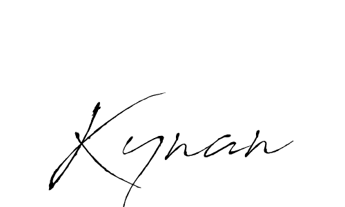 Make a beautiful signature design for name Kynan. With this signature (Antro_Vectra) style, you can create a handwritten signature for free. Kynan signature style 6 images and pictures png