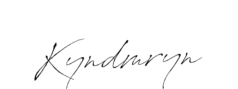 How to make Kyndmryn signature? Antro_Vectra is a professional autograph style. Create handwritten signature for Kyndmryn name. Kyndmryn signature style 6 images and pictures png