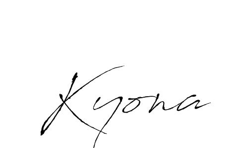 How to Draw Kyona signature style? Antro_Vectra is a latest design signature styles for name Kyona. Kyona signature style 6 images and pictures png