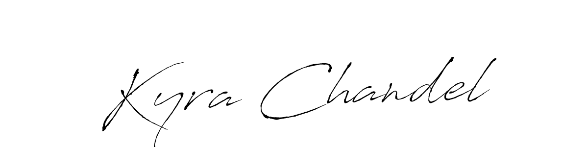 You can use this online signature creator to create a handwritten signature for the name Kyra Chandel. This is the best online autograph maker. Kyra Chandel signature style 6 images and pictures png