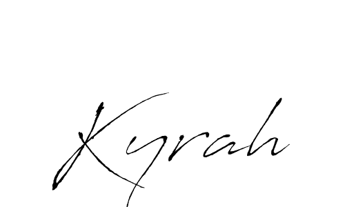 How to Draw Kyrah signature style? Antro_Vectra is a latest design signature styles for name Kyrah. Kyrah signature style 6 images and pictures png