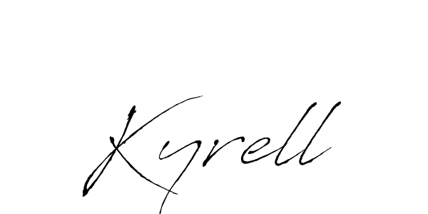 It looks lik you need a new signature style for name Kyrell. Design unique handwritten (Antro_Vectra) signature with our free signature maker in just a few clicks. Kyrell signature style 6 images and pictures png