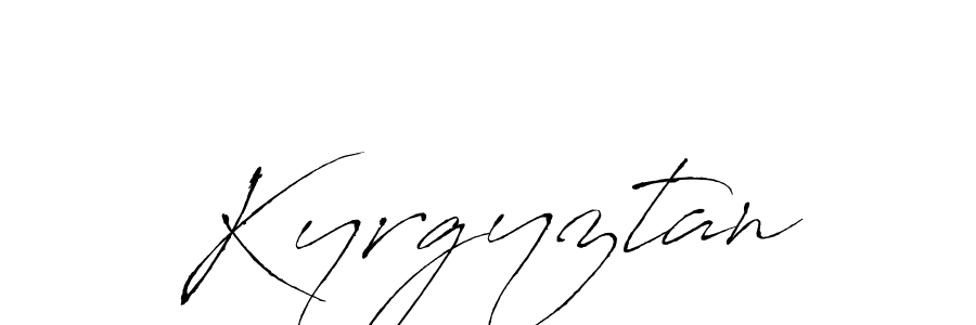 Similarly Antro_Vectra is the best handwritten signature design. Signature creator online .You can use it as an online autograph creator for name Kyrgyztan. Kyrgyztan signature style 6 images and pictures png