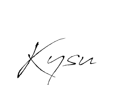 Use a signature maker to create a handwritten signature online. With this signature software, you can design (Antro_Vectra) your own signature for name Kysu. Kysu signature style 6 images and pictures png