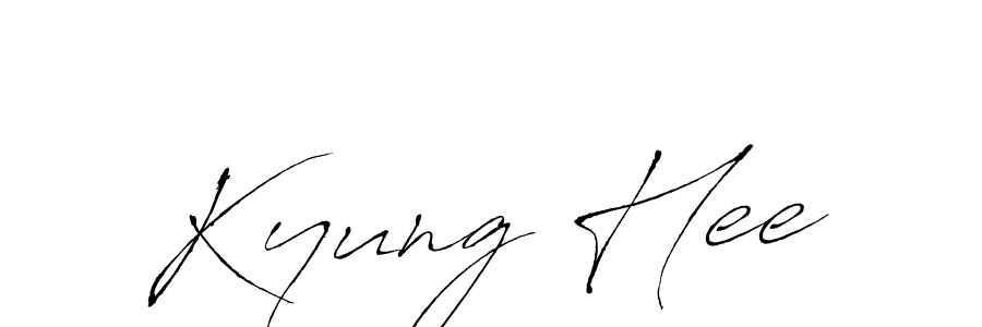 How to make Kyung Hee name signature. Use Antro_Vectra style for creating short signs online. This is the latest handwritten sign. Kyung Hee signature style 6 images and pictures png