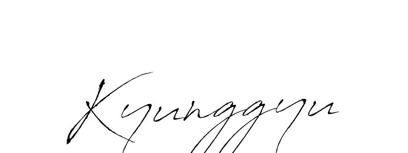 It looks lik you need a new signature style for name Kyunggyu. Design unique handwritten (Antro_Vectra) signature with our free signature maker in just a few clicks. Kyunggyu signature style 6 images and pictures png