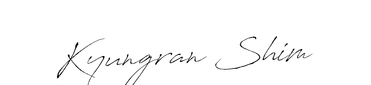 Create a beautiful signature design for name Kyungran Shim. With this signature (Antro_Vectra) fonts, you can make a handwritten signature for free. Kyungran Shim signature style 6 images and pictures png