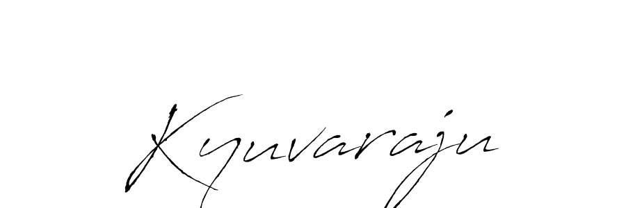 Also we have Kyuvaraju name is the best signature style. Create professional handwritten signature collection using Antro_Vectra autograph style. Kyuvaraju signature style 6 images and pictures png