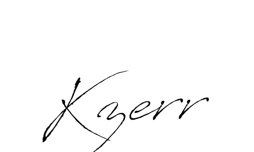 Antro_Vectra is a professional signature style that is perfect for those who want to add a touch of class to their signature. It is also a great choice for those who want to make their signature more unique. Get Kzerr name to fancy signature for free. Kzerr signature style 6 images and pictures png