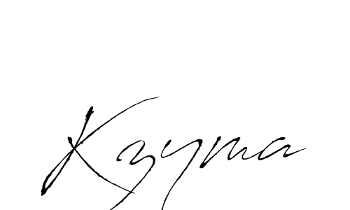 How to make Kzyma signature? Antro_Vectra is a professional autograph style. Create handwritten signature for Kzyma name. Kzyma signature style 6 images and pictures png