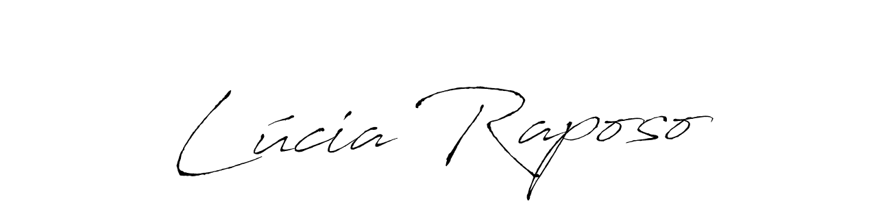 Make a short Lúcia Raposo signature style. Manage your documents anywhere anytime using Antro_Vectra. Create and add eSignatures, submit forms, share and send files easily. Lúcia Raposo signature style 6 images and pictures png