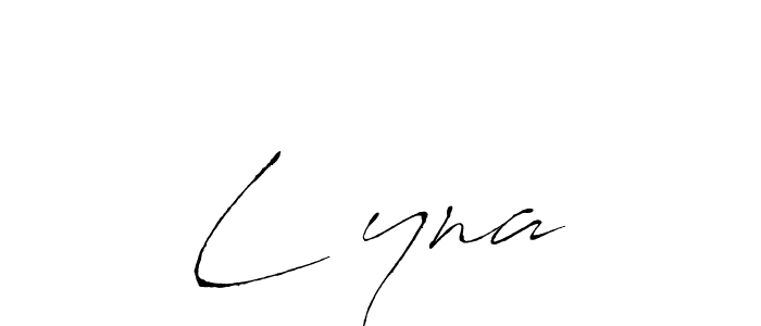 Create a beautiful signature design for name L yna. With this signature (Antro_Vectra) fonts, you can make a handwritten signature for free. L yna signature style 6 images and pictures png