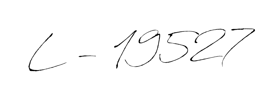It looks lik you need a new signature style for name L - 19527. Design unique handwritten (Antro_Vectra) signature with our free signature maker in just a few clicks. L - 19527 signature style 6 images and pictures png