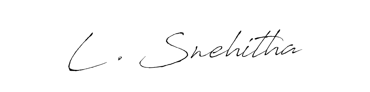 You can use this online signature creator to create a handwritten signature for the name L . Snehitha. This is the best online autograph maker. L . Snehitha signature style 6 images and pictures png