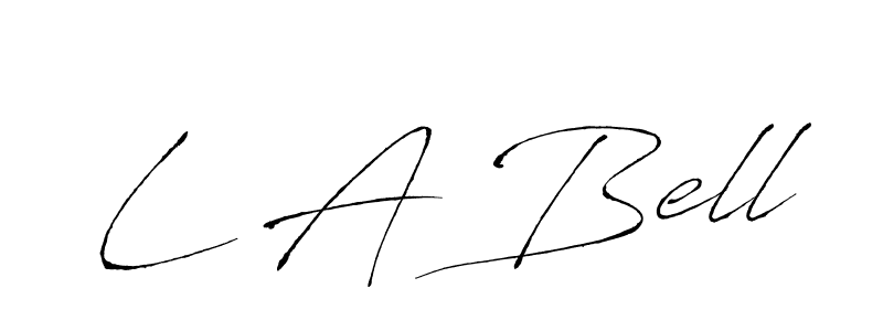 Antro_Vectra is a professional signature style that is perfect for those who want to add a touch of class to their signature. It is also a great choice for those who want to make their signature more unique. Get L A Bell name to fancy signature for free. L A Bell signature style 6 images and pictures png