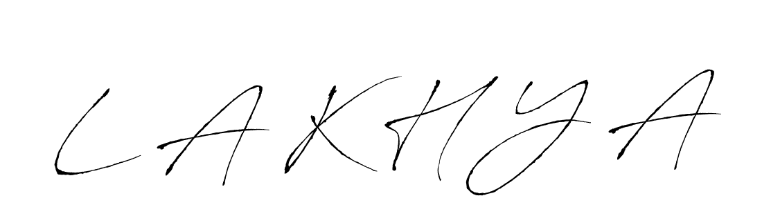 How to make L A K H Y A signature? Antro_Vectra is a professional autograph style. Create handwritten signature for L A K H Y A name. L A K H Y A signature style 6 images and pictures png
