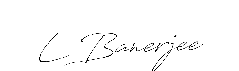 Also You can easily find your signature by using the search form. We will create L Banerjee name handwritten signature images for you free of cost using Antro_Vectra sign style. L Banerjee signature style 6 images and pictures png