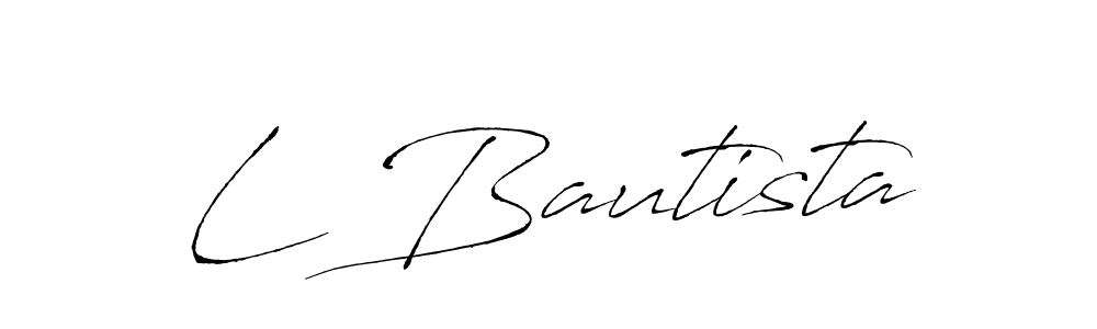 This is the best signature style for the L Bautista name. Also you like these signature font (Antro_Vectra). Mix name signature. L Bautista signature style 6 images and pictures png