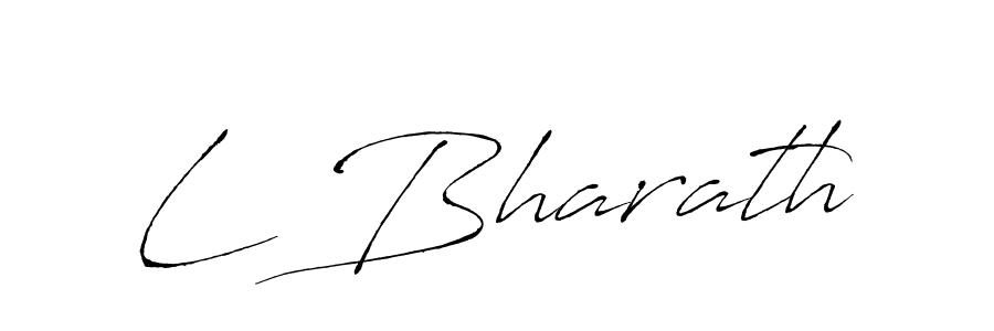 Antro_Vectra is a professional signature style that is perfect for those who want to add a touch of class to their signature. It is also a great choice for those who want to make their signature more unique. Get L Bharath name to fancy signature for free. L Bharath signature style 6 images and pictures png