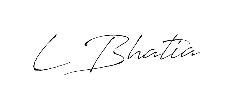 Make a beautiful signature design for name L Bhatia. Use this online signature maker to create a handwritten signature for free. L Bhatia signature style 6 images and pictures png