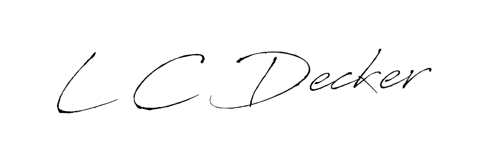 Here are the top 10 professional signature styles for the name L C Decker. These are the best autograph styles you can use for your name. L C Decker signature style 6 images and pictures png